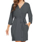 WiWi Women's Bamboo Viscose Kimono Robe