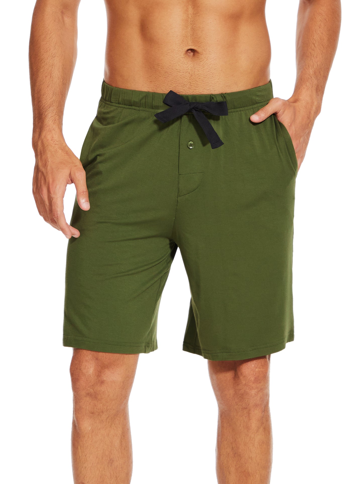 WiWi Mens Bamboo Viscose Pajama Shorts