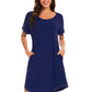 WiWi Womens Bamboo Soft Scoop Neck Nightwear