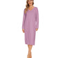 WiWi Bamboo Long Sleeve Nightgown