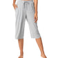 WiWi Womens Bamboo Comfy Capri Pants