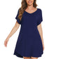 WiWi Women's Bamboo Short Sleeve Nightgown