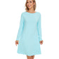 WiWi Bamboo Nightgowns for Women Lightweight Sleepwear Soft Sleep Shirt