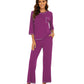 WiWi Women's Bamboo Pajama Sets Soft Loose Comfy Top with Pants