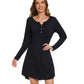 WiWi Women Bamboo Nightgowns Long Sleeve