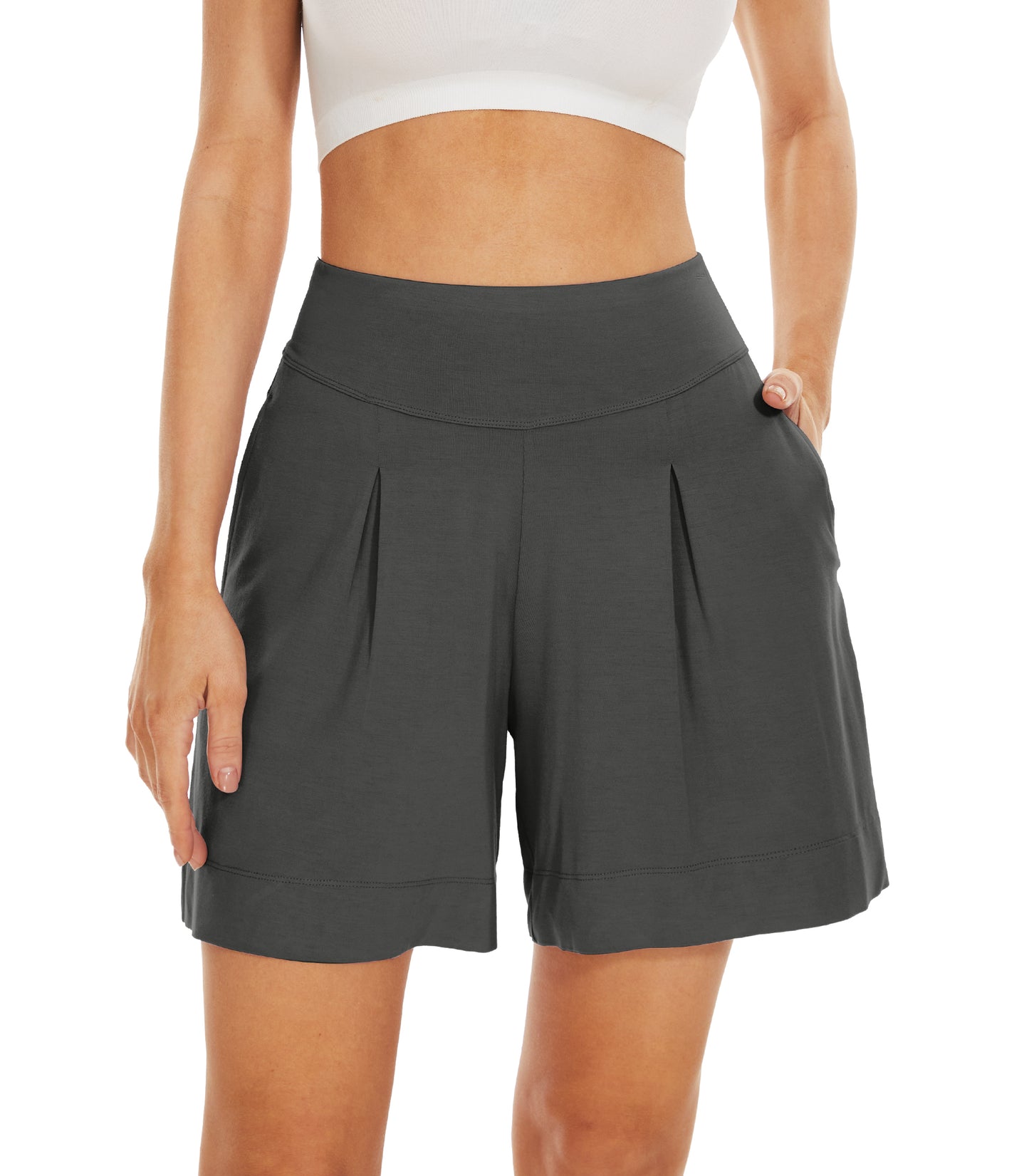 WiWi Women's Bamboo Viscose Sleep Shorts