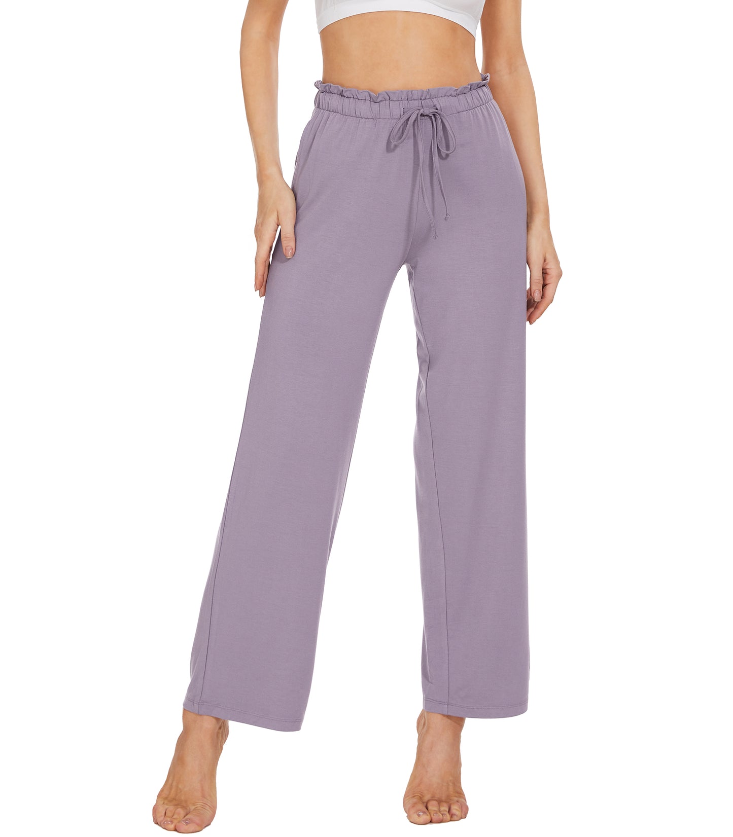 WiWi Women's Bamboo Viscose Wide Leg Pajama Pants