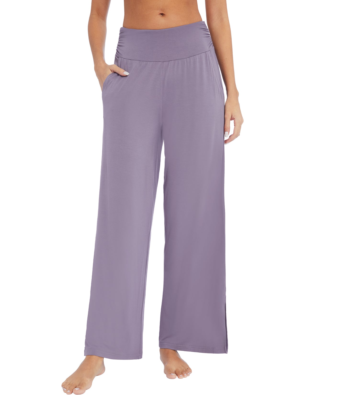WiWi Women's Bamboo Viscose Wide Leg Lounge Pajama Pants