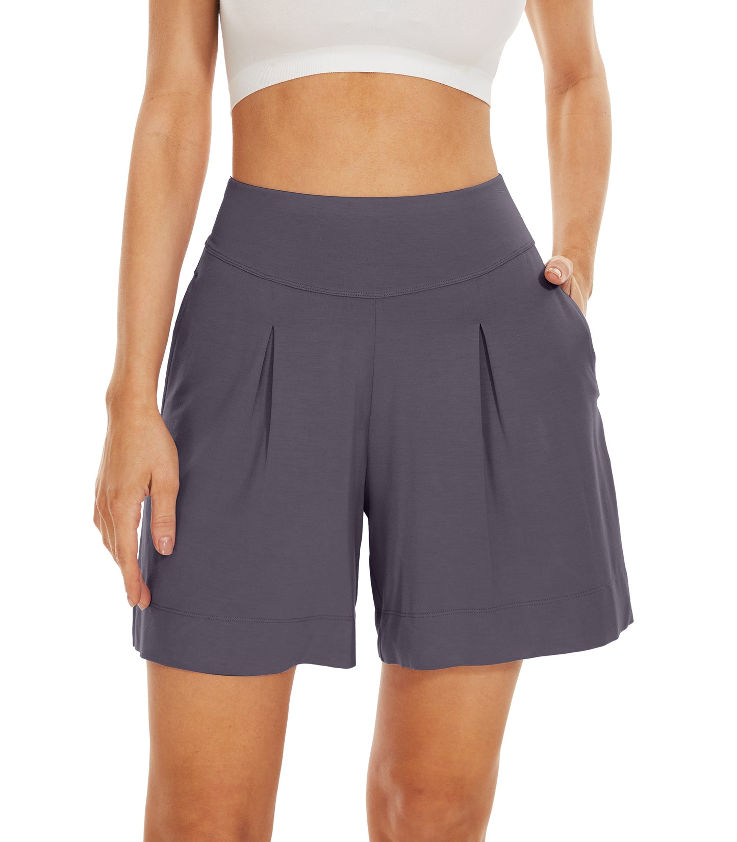 WiWi Women's Bamboo Viscose Sleep Shorts