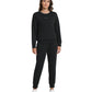 WiWi Womens 2 Piece Outfits Sweatsuit Crewneck Lounge Matching Sweat Sets