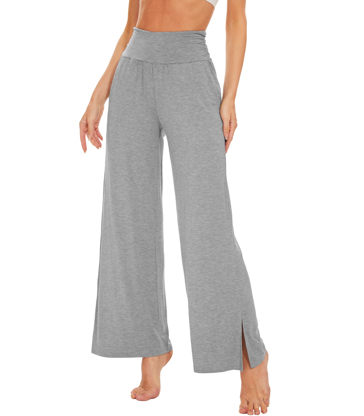 WiWi Women's Bamboo Viscose Wide Leg Lounge Pajama Pants