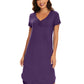 WiWi Bamboo Women Short Sleeve Nightgown