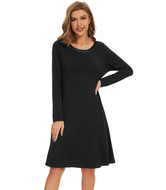 WiWi Bamboo Long Sleeve Nightgown