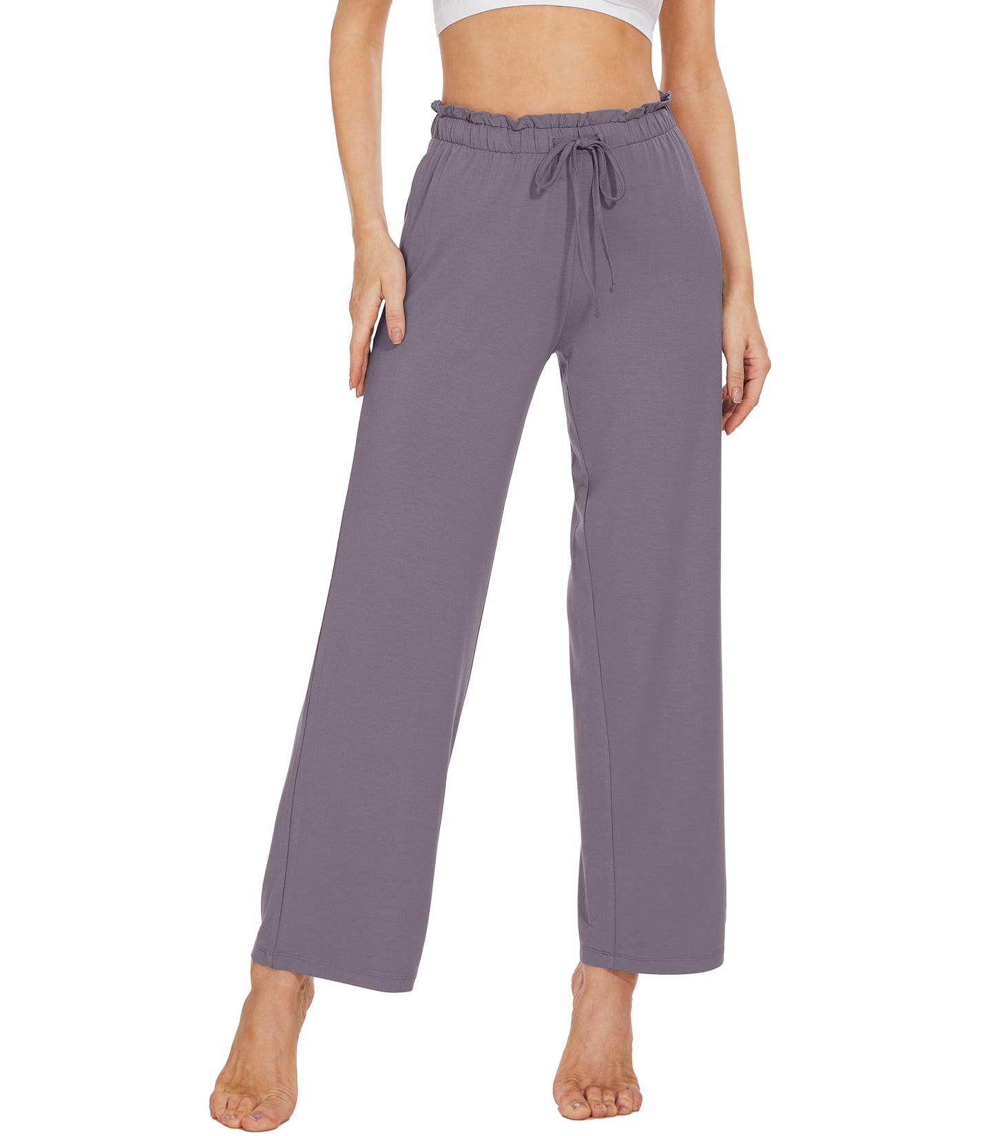 WiWi Women's Bamboo Viscose Wide Leg Pajama Pants
