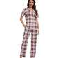 WiWi Womens Pajamas Set Soft Button Down Sleepwear
