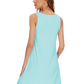WiWi Bamboo Women's Scoop Neck Tank Nightgown