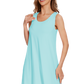WiWi Bamboo Women's Scoop Neck Tank Nightgown