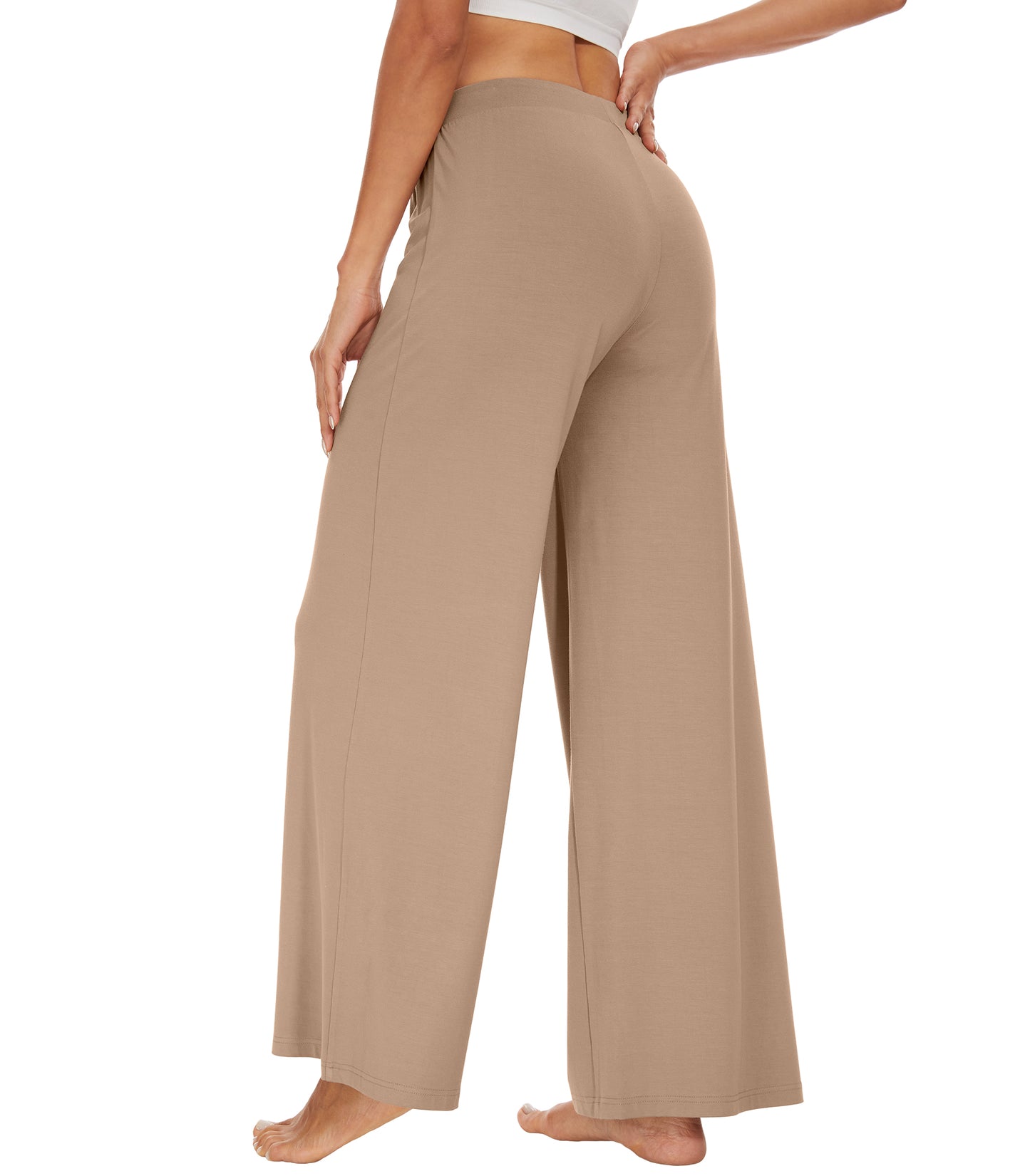 WiWi Women's Bamboo Wide Leg Pants