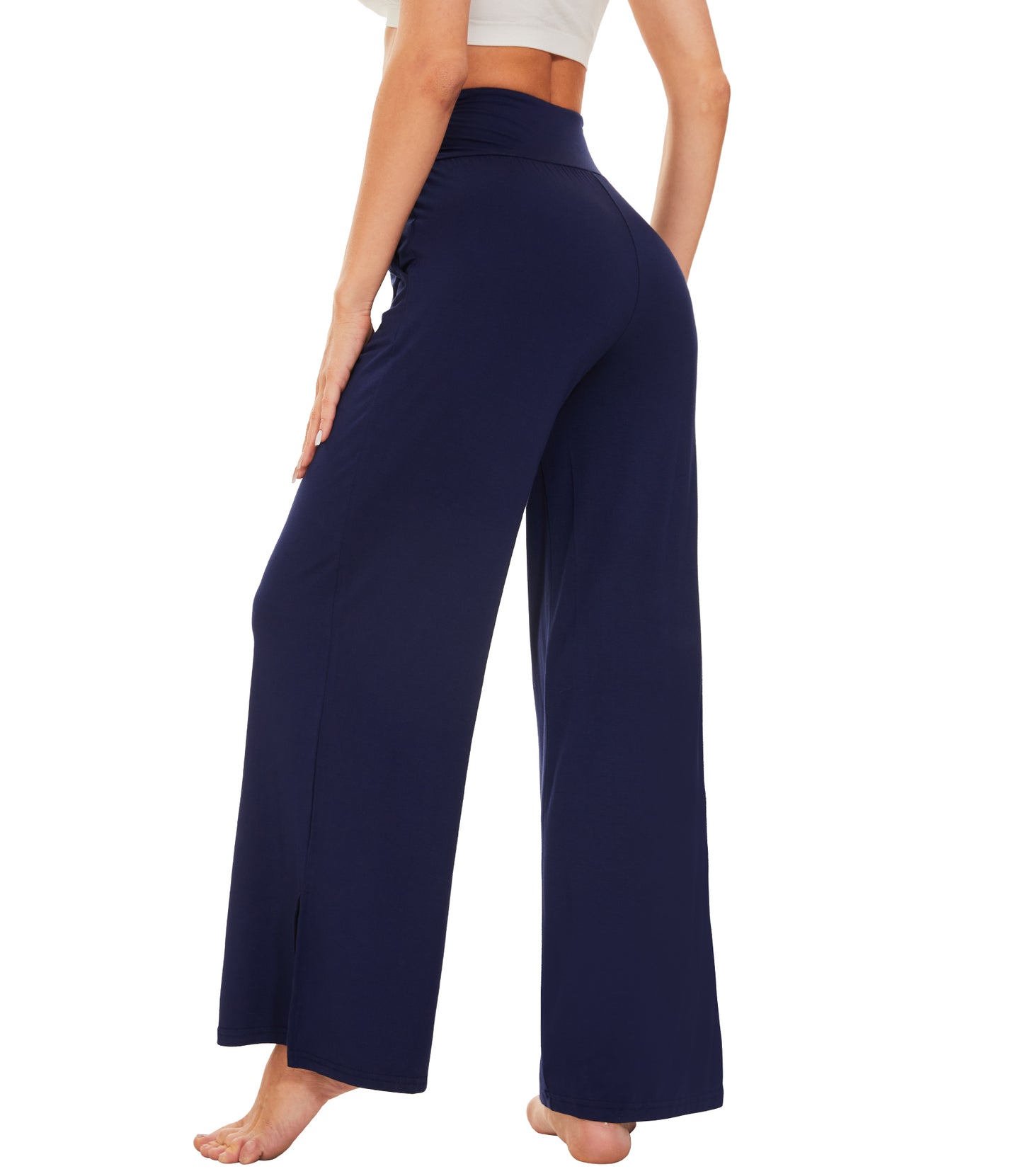 WiWi Women's Bamboo Viscose Wide Leg Lounge Pajama Pants