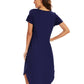 WiWi Bamboo Women Short Sleeve Nightgown