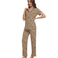 WiWi Womens Pajamas Set Soft Button Down Sleepwear