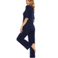 WiWi Bamboo Short Sleeve Sleepwear with Long Pants Pjs