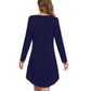 WiWi Women Bamboo Nightgowns Long Sleeve