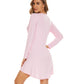 WiWi Women Bamboo Nightgowns Long Sleeve