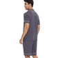 WiWi Loungewear Set for Men with Piping Notch Collar