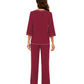 WiWi Women's Bamboo Pajama Sets Soft Loose Comfy Top with Pants