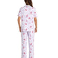 WiWi Womens Pajamas Set Soft Button Down Sleepwear