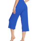 WiWi Women's Bamboo Viscose Yoga Capri Pants