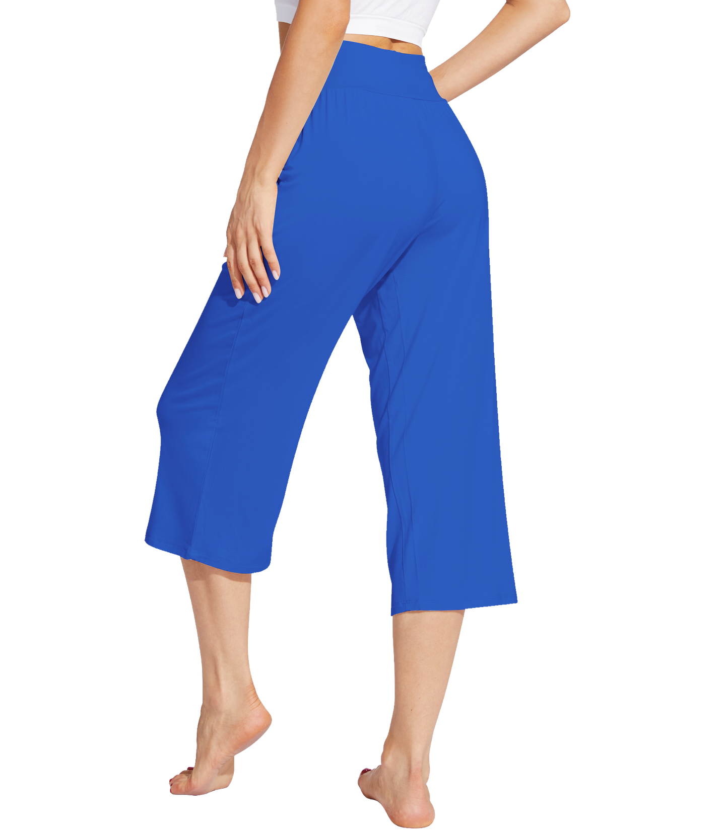 WiWi Women's Bamboo Viscose Yoga Capri Pants