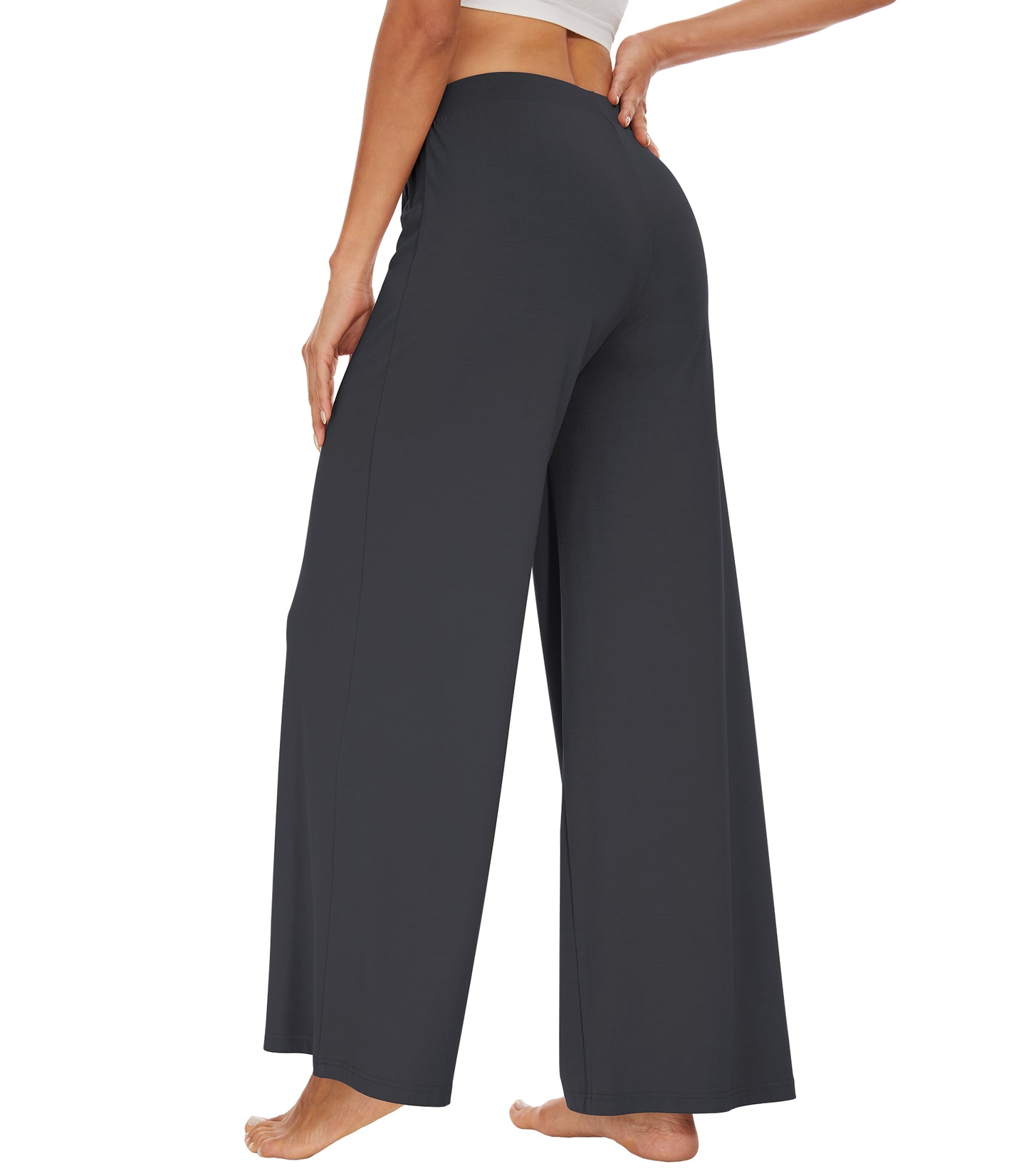 WiWi Women's Bamboo Wide Leg Pants