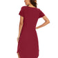WiWi Bamboo Women Short Sleeve Nightgown