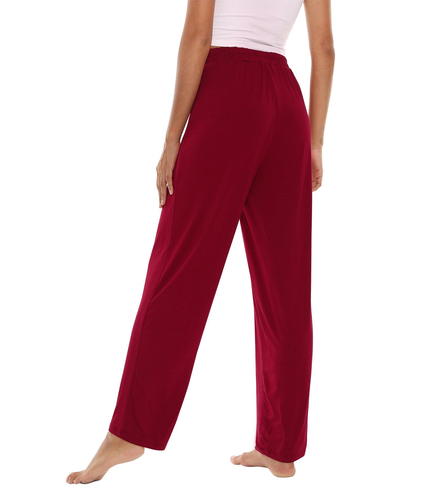 WiWi Bamboo Pajama Pants for Women Soft Sweatpants Casual Wide Leg Bot –  Kreative World Online