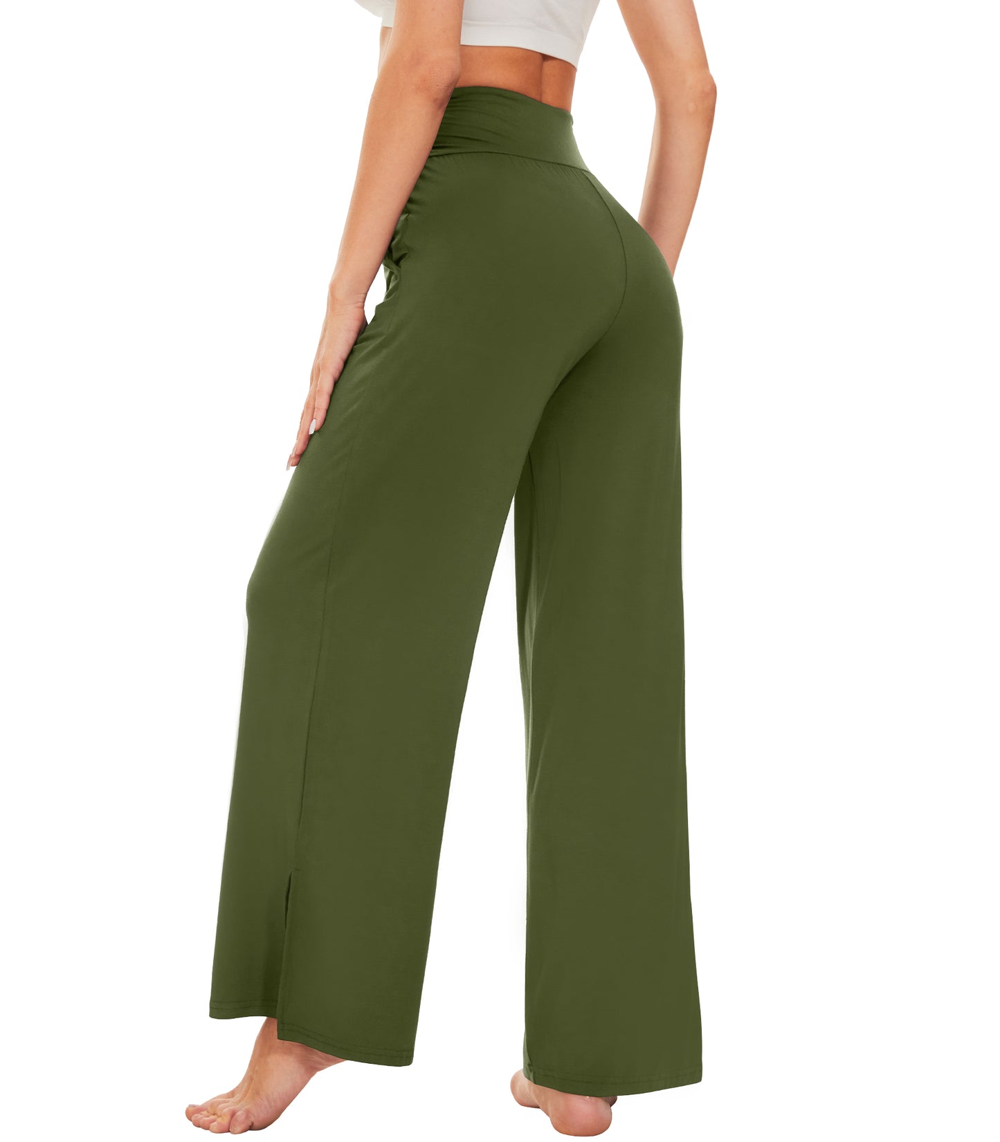WiWi Women's Bamboo Viscose Wide Leg Lounge Pajama Pants