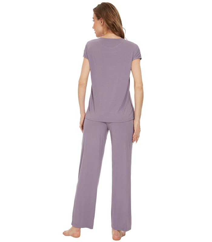 WiWi Womens Bamboo pajamas set with Pockets