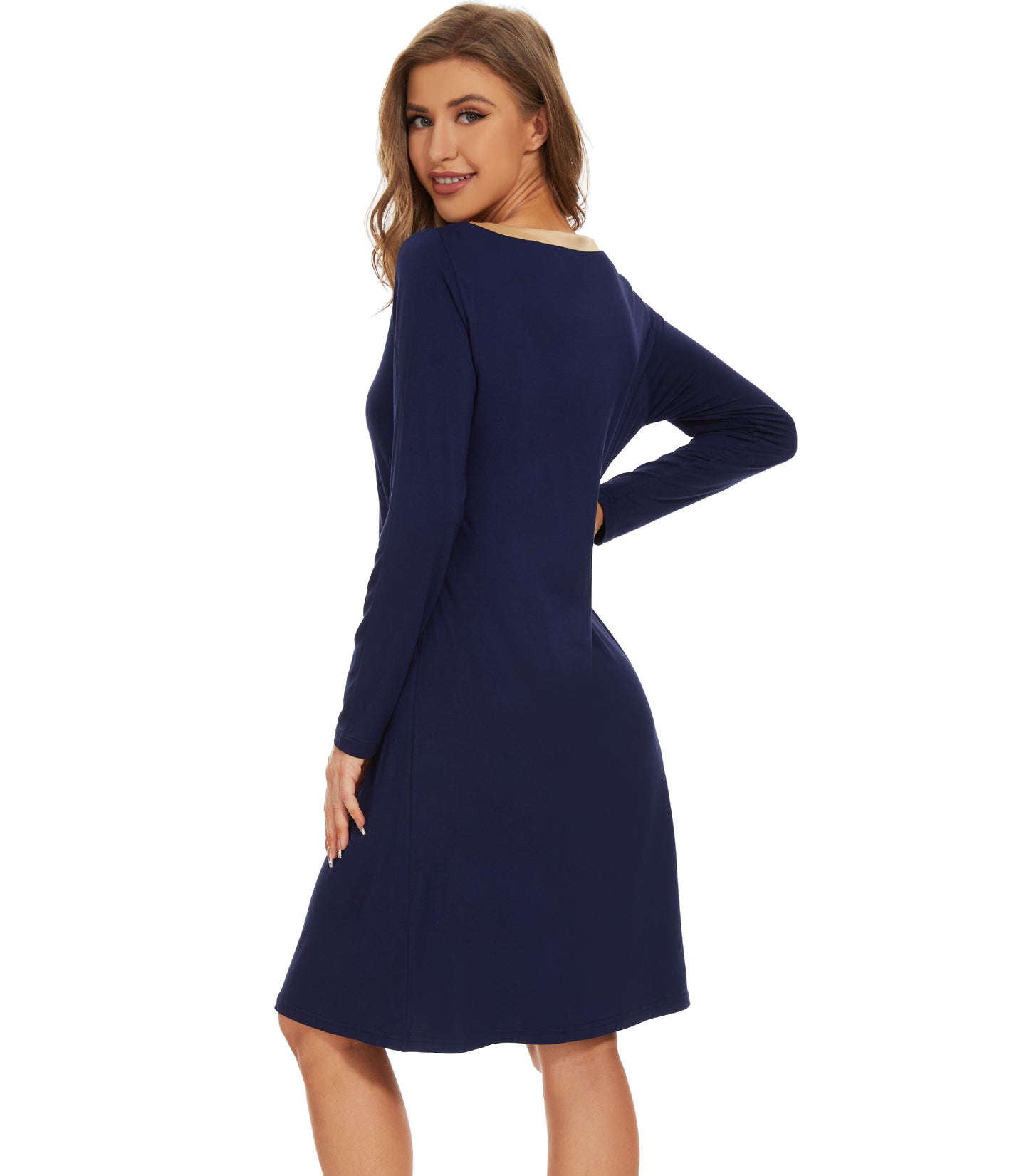 WiWi Bamboo Long Sleeve Nightgown
