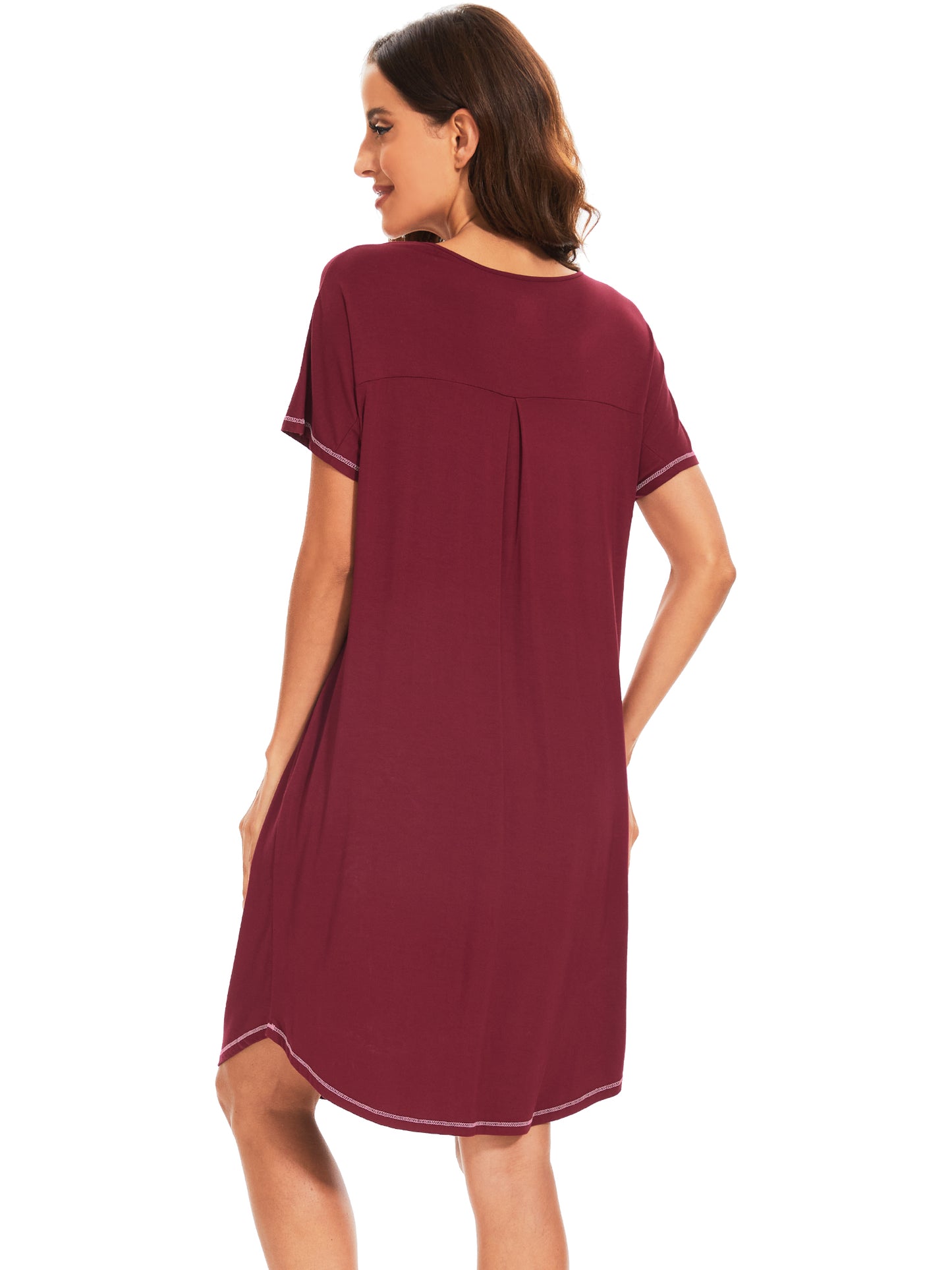 WiWi Womens Bamboo Soft Scoop Neck Nightwear