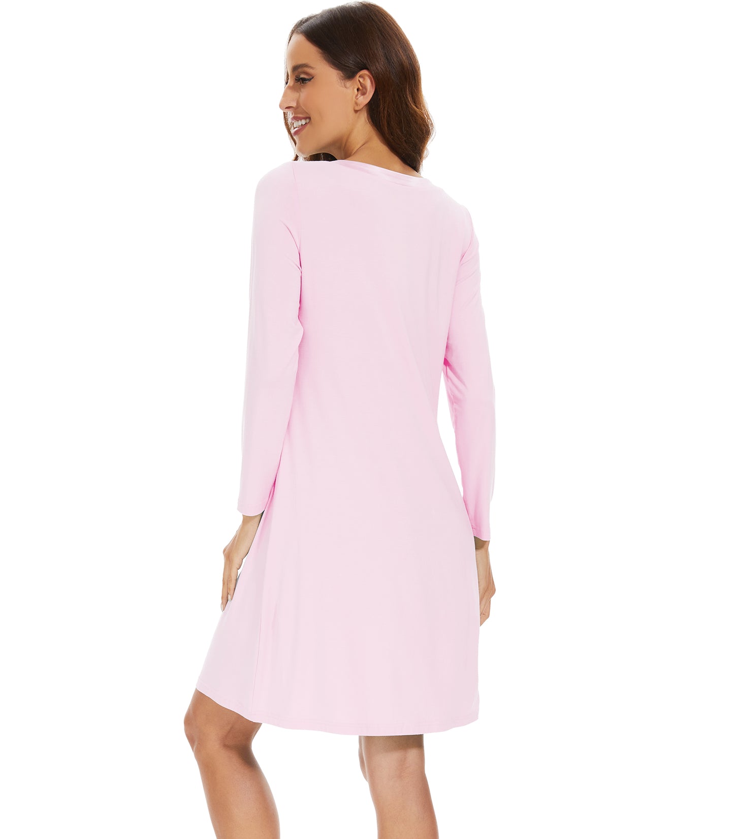 WiWi Bamboo Long Sleeve Nightgown