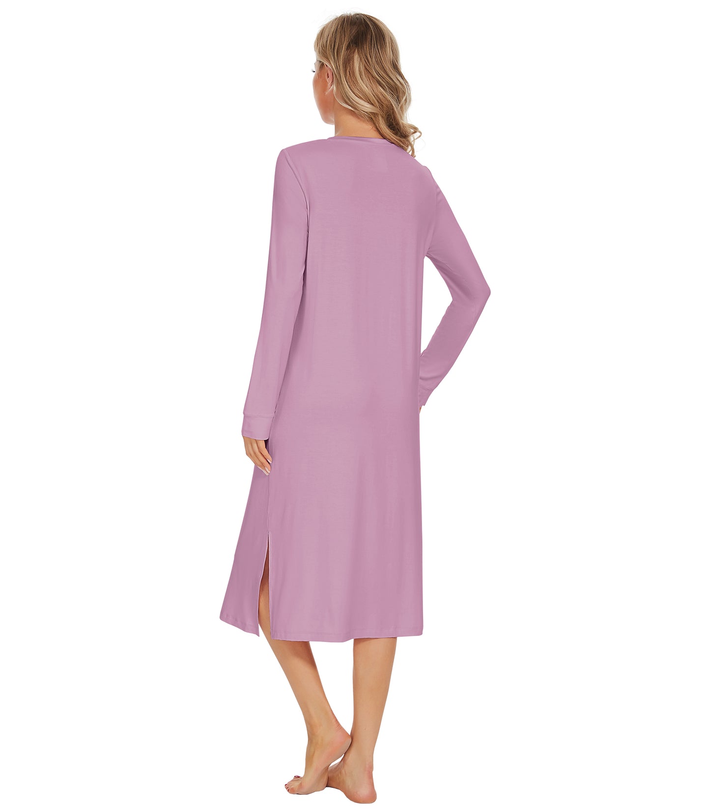 WiWi Bamboo Long Sleeve Nightgown