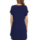 WiWi Women's Bamboo Short Sleeve Nightgown