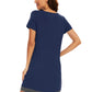 WiWi Bamboo Women's Short Sleeve Nightgown