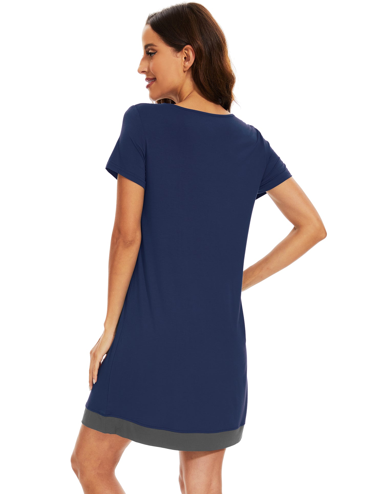 WiWi Bamboo Women's Short Sleeve Nightgown
