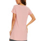 WiWi Bamboo Women's Short Sleeve Nightgown