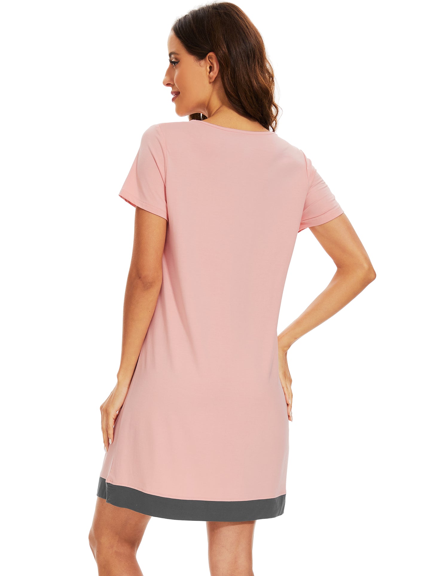 WiWi Bamboo Women's Short Sleeve Nightgown