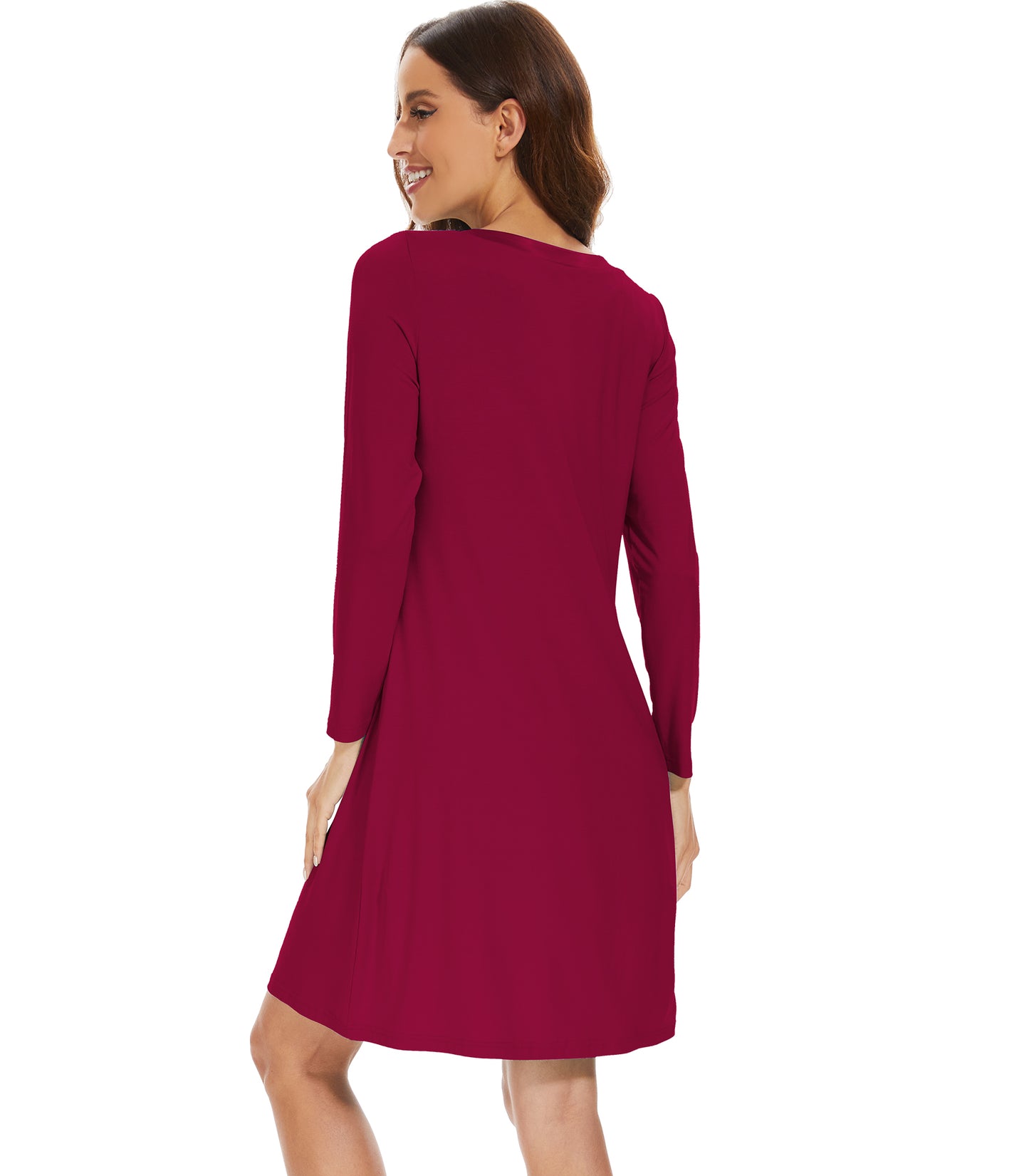 WiWi Bamboo Long Sleeve Nightgown