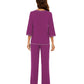 WiWi Women's Bamboo Pajama Sets Soft Loose Comfy Top with Pants