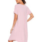 WiWi Womens Bamboo Soft Scoop Neck Nightwear